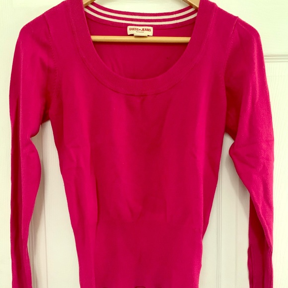 Guess Jeans Scoop Neck Knit Sweater - Picture 1 of 2